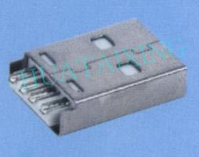 USB AM 短體焊線式