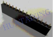 2.54間距單排直插排母