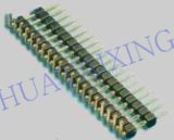 2.54間距單排雙塑彎針（90度）