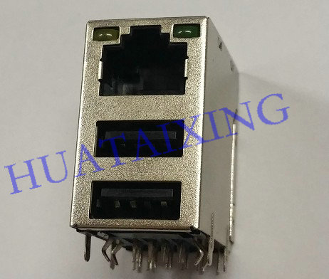 網(wǎng)絡插座 RJ45+2USB+LED